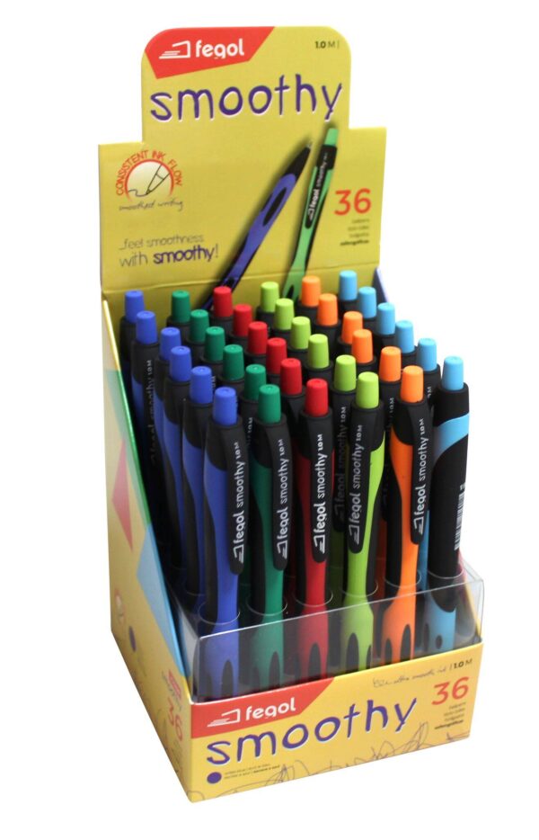 Στυλό με κουμπί fegol smoothy 1,0