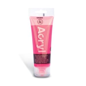 Ακρυλικά χρώματα σωληνάριο 75ML Fluo Ρόζ CMP