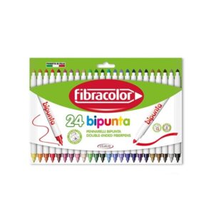 Μαρκαδόροι Bipunta 24 Χρωμάτων Fibracolor