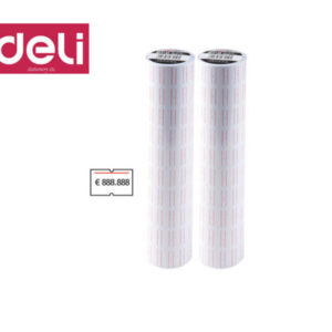 Ετικέτες ετικετογράφου 21,5x12mm ΛΕΥ/ΓΡΑΜ 10x600Τ