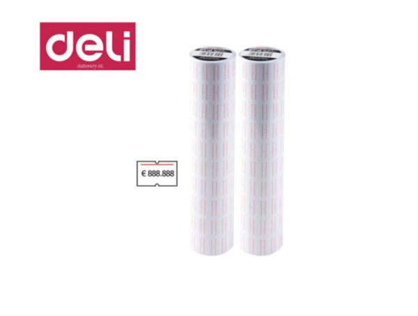 Ετικέτες ετικετογράφου 21,5x12mm ΛΕΥ/ΓΡΑΜ 10x600Τ