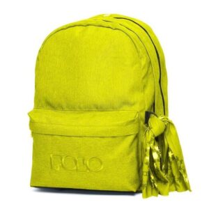 Σακίδιο πλάτης Polo Original Double  9-01-235-27 λαχανί neon