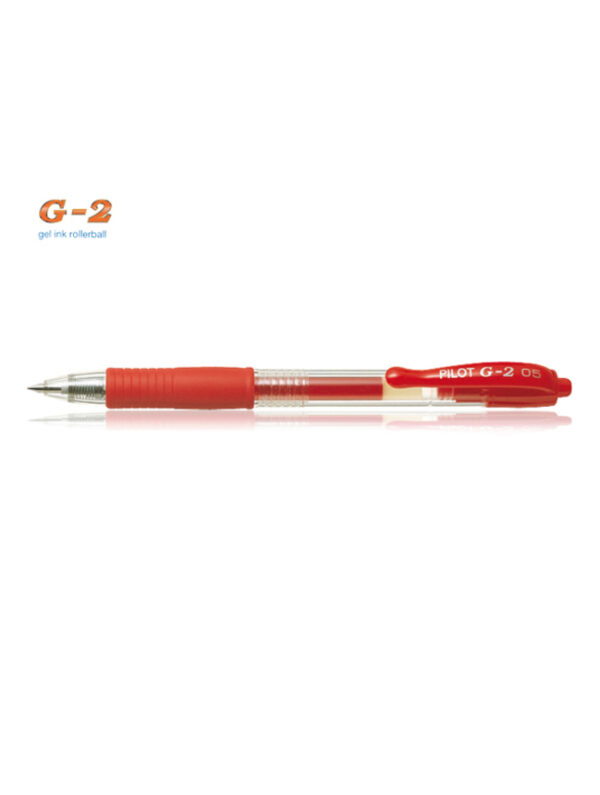 oie_CxJgqlyLlyIr Pilot Στυλό G-2 0.5mm Κόκκινο