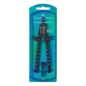 Διαβήτης Faber Castell με ροδάκι μπλέ