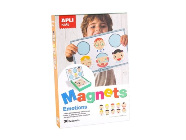 oie_Kklfq078A7ui Μαγνητικό πάζλ Apli Kids Magnets Emotions 30pcs 3+ (14803)