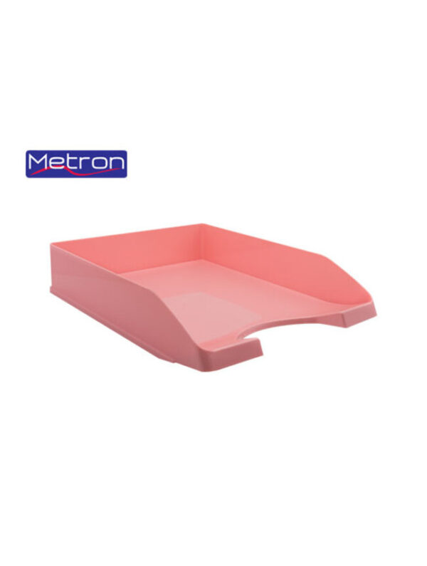 oie_QfsvJQk62IBk Metron Δίσκος γραφείου πλαστικός Παστέλ ρόζ