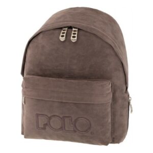 Σακίδιο πλάτης Polo mini velvet γκρί 9-07-149-09
