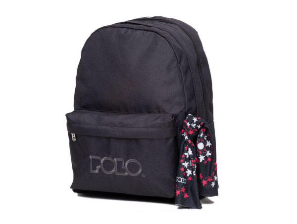 Σακίδιο πλάτης Polo Original Double  9-01-235-02 μαύρο