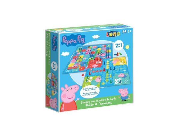 oie_bKhpt46Wry0h Επιτραπέζιο Παιχνίδι Φιδάκι-Γκρινιάρης Peppa Pig, Luna Toys, 21,5x21,5x5 εκ.