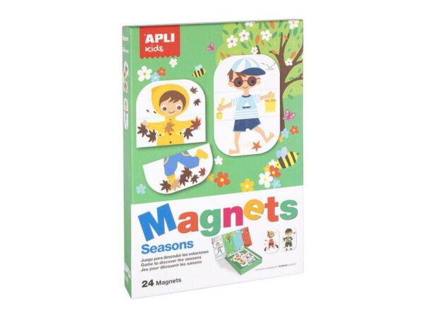 Μαγνητικό πάζλ Apli Kids Magnets Seasons 24pcs 3+ (17160)