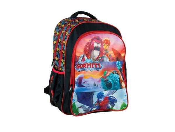 oie_hxOF5kNVjTBl GIM Τσάντα Πλάτης Δημοτικού Οβάλ Gormiti 335-55031