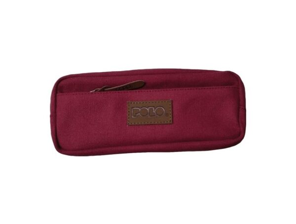 Κασετίνα Polo Canvas  9-37-257 μπορντώ