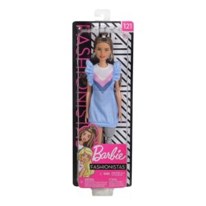 Mattel Barbie Fashionistas 121 Original Μελάχρινη Κούκλα Με Προσθετικό Πόδι FBR37 / FXL54