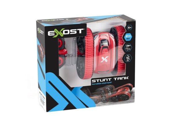 Exost Stunt Tank Τηλεκατευθυνόμενο Αυτοκίνητο Κόκκινο 7530-20256