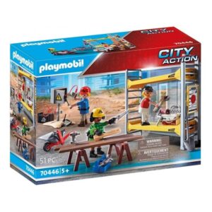 Playmobil City Action Εργάτες Με Σκαλωσιά κωδ.70446