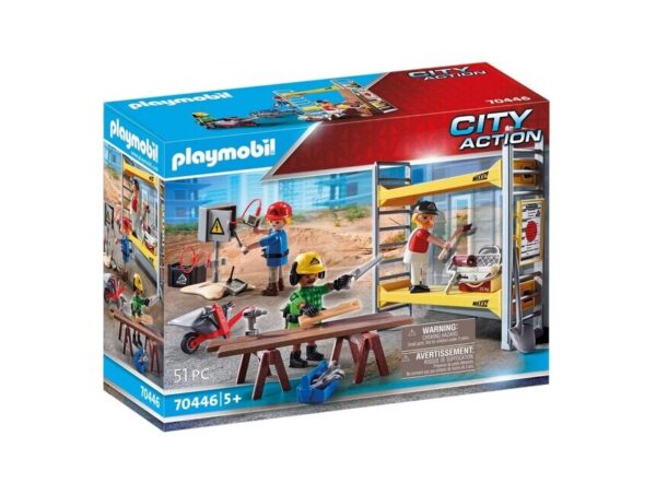 oie_kpDHYb562k1Z Playmobil City Action Εργάτες Με Σκαλωσιά κωδ.70446
