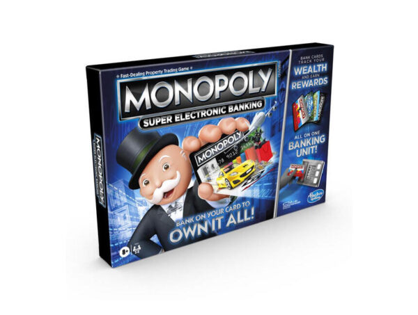 Hasbro Monopoly Super Electronic Banking Ηλεκτρονική Εξαργύρωση Bonus E8978