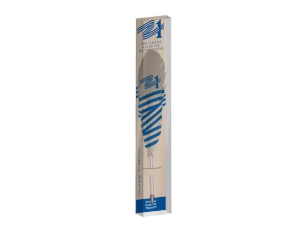 oie_0iS138dZlovr Στυλό με χρωματιστό φτερό σε θήκη Ελλάδα 2021 - Πράσινο