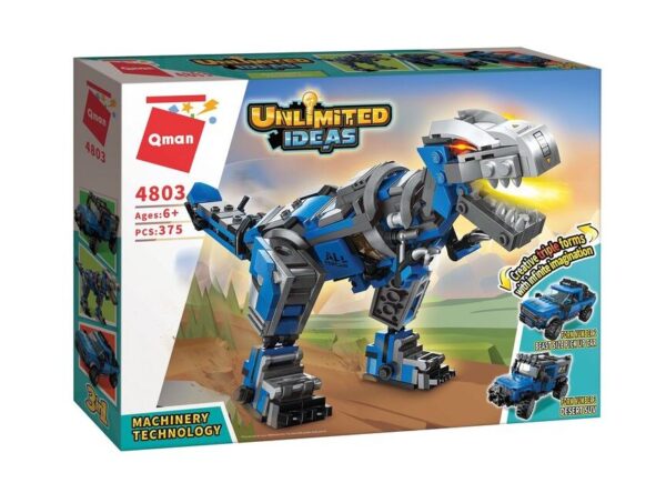 Κατασκευή Δεινόσαυρος 3 σε 1 Qman 4803