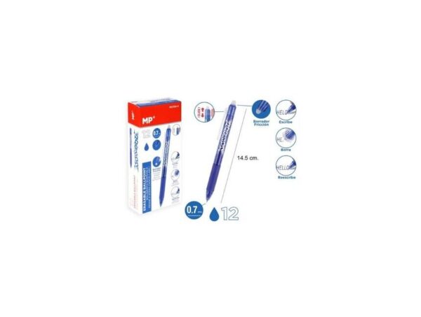oie_dWzzwNVeRFPg Στυλό Ball Pen 0.7mm ERASABLE “CLICK” Μπλέ