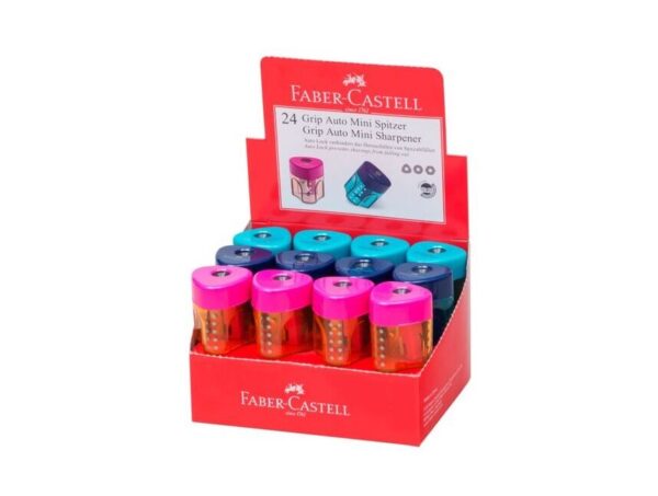 Faber-Castell Ξύστρα μονή - 3 Χρώματα 183405