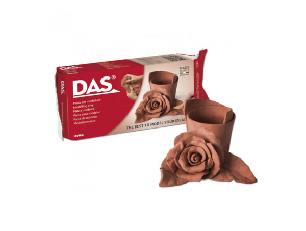 Πηλός χειροτεχνίας DAS GIOTTO καφέ 500gr