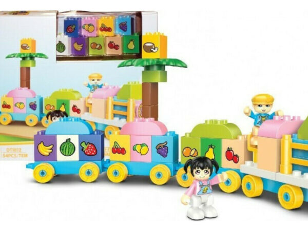 Tουβλάκια Τρένο Με Φρούτα 54τεμ. Luna-0620713