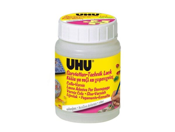 Κόλλα UHU Glue Varnish 150ml - Κόλλα για πάζλ