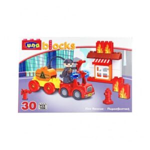 ΤΟΥΒΛΑΚΙΑ BLOCKS LUNA ΠΥΡΟΣΒΕΣΤΙΚΗ ΣΕΤ 30ΤΕΜ-658264