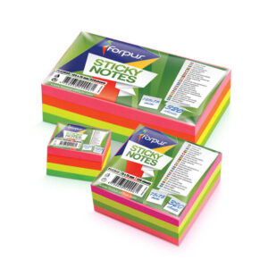 FORPUS αυτοκόλλητα χαρτάκια σημειώσεων "NEON" 125 x 75mm, 320 sheets(F042033)
