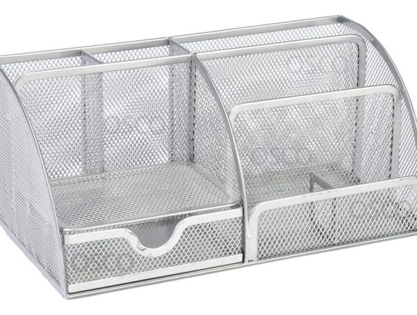 oie_aIIS4cVDIIh4 OSCO desk organiser Ασημί Large(MD02-SLV)