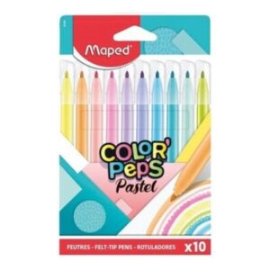 Μαρκαδόροι Maped Color'Peps Pastel (10 Τεμάχια)845469