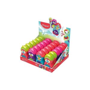 MMaped Duo Totem Loopy Γόμα Και Ξύστρα Μονή - 3 Σχέδια 049131