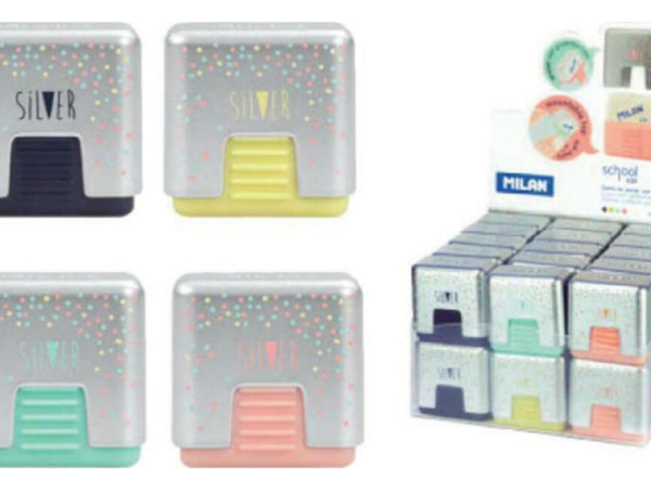 Milan Γόμα με Θήκη (Διάφορα Χρώματα) CMMS430SL