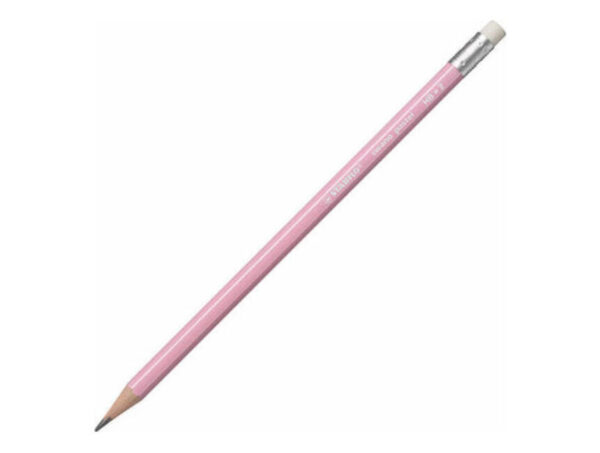 Μόλυβι γραφίτη Stabilo Swano Pastel HB με Γόμα(4908)