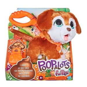 Σκύλακι Hasbro Furreal Poopalots Big Wags-Καφέ E8898 / E8945