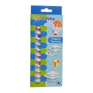 Τέμπερες eX-HOBBY ΤΩΝ 12 7,5ml χρωματιστές