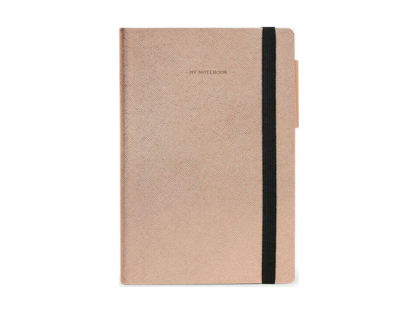 oie_0E21R6pab6z5 ΣΗΜΕΙΩΜΑΤΑΡΙΟ LEGAMI 12X18 ΜΕ ΛΑΣΤΙΧΟ MEDIUM LINED ROSE GOLD-MYNOT0150
