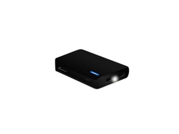 Powerbank MediaRange 8.800mAh με διπλή θύρα  USB output και ενσωματωμένο φακό - MR752