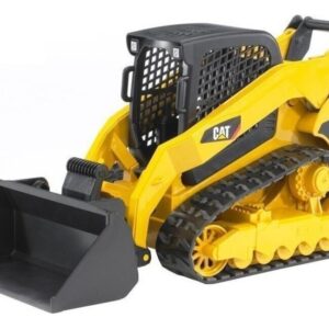 Διαβολάκι CAT με ερπήστριες και φορτωτή Bruder  (02136)