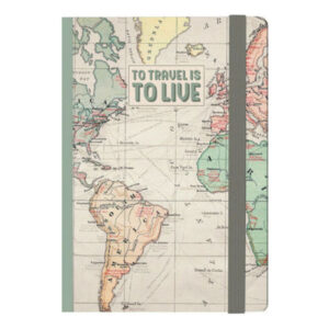 Legami μεσαίο σημειωματάριο με γραμμές 18χ12.5 Travel-NOTP0049