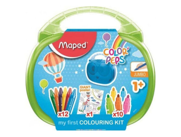 oie_I78qnQlndbbL Βαλιτσάκι Γεμάτο Maped Color Peps My First Colouring Kit - 897416G