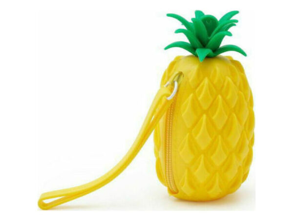 oie_IJhnE0z2kAi9 ΠΟΡΤΟΦΟΛΑΚΙ ΑΠΟ ΣΙΛΙΚΟΝΗ LEGAMI SILICONE COIN PURSE PINEAPPLE - SP0001