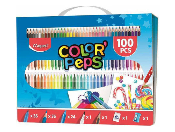 oie_rrh9TZ1I4D3u ΣΕΤ ΖΩΓΡΑΦΙΚΗΣ MAPED COLOR PEPS 100 ΤΕΜΑΧΙΩΝ - 907003