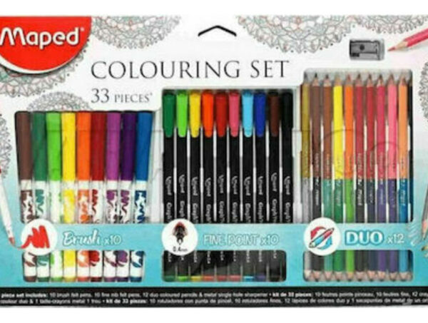 oie_w8CCJ4cE94GM Σετ Ζωγραφικής Maped 33 Τεμάχια - 897417