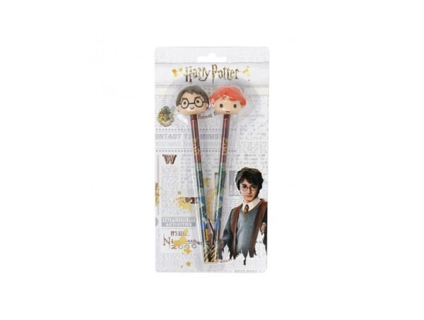 oie_wSj4VLNenW7H Μολύβια Harry Potter 3D Σετ HB με Γόμα 2τμχ - SLHP027