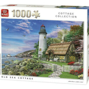 King Παζλ Old Sea Cottage 1000 Τεμάχια Cottage Collection