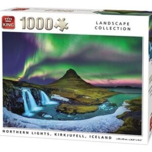 Παζλ King International Landscape Collection - Northern Lights Iceland 1000pcs (55938)