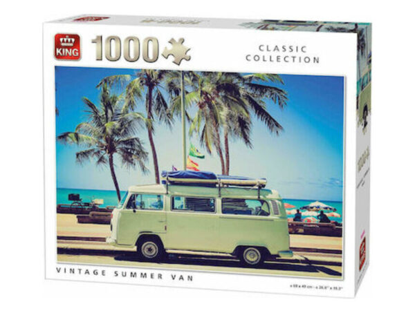 oie_Qoe1Suev8tW4 Παζλ King Vintage Summer Van 1000pcs - 05719