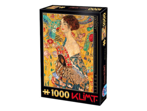 oie_SM0qi1qZYLHp D-Toys Παζλ 1000 τεμ. - Klimt Lady With A Fan